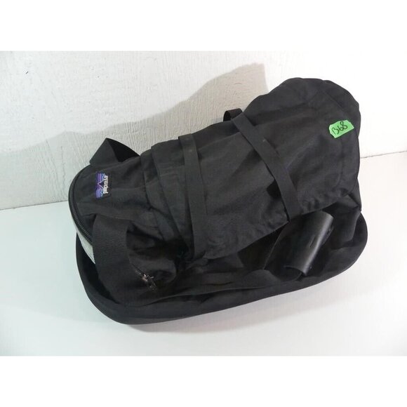 Patagonia 22” Hard Shell Backpack Duffel Bag Large Black Gym Weekender RARE - Picture 1 of 4